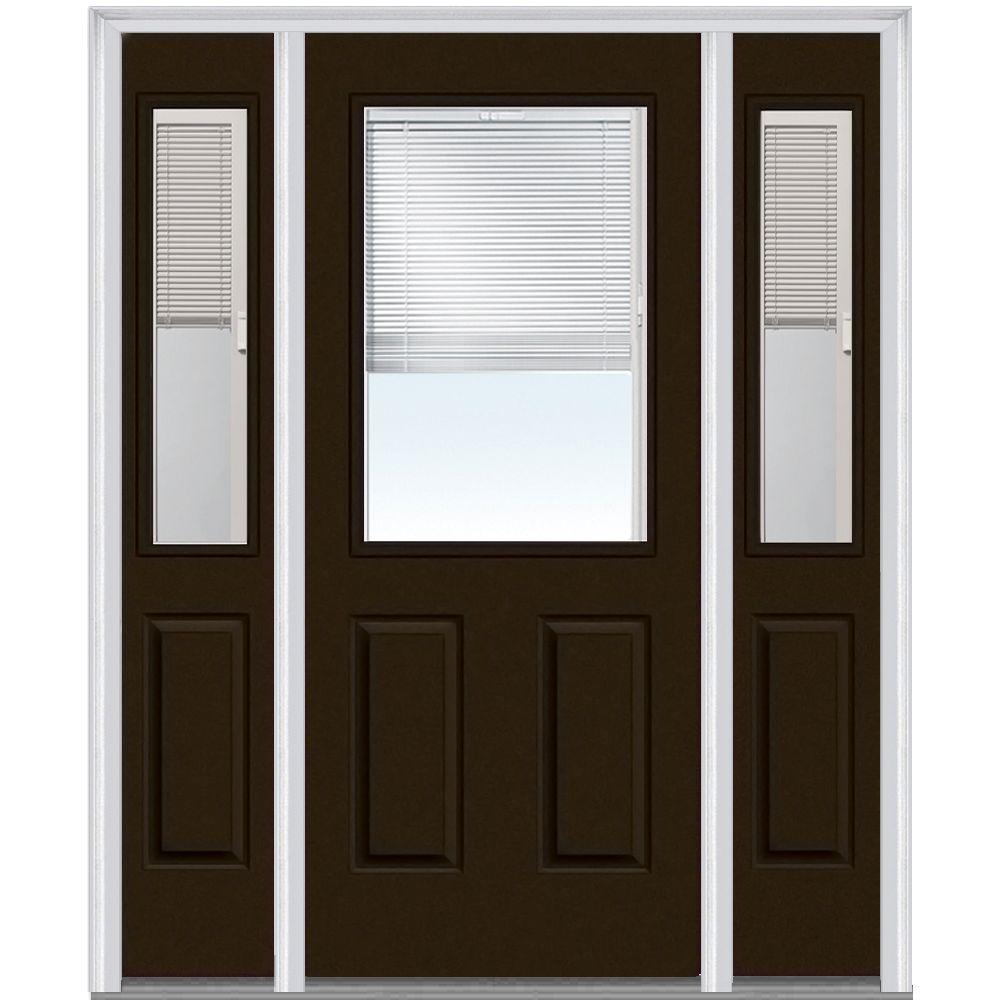 Mmi Door 64 In X 80 Internal Blinds Right Hand Inswing 1 2 Lite Mmi Door 64 In X 80 Internal Blinds Right Hand Inswing 1