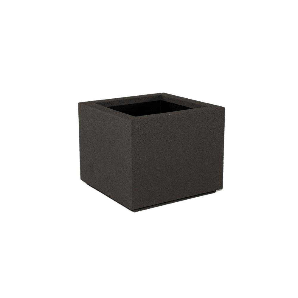 PolyStone Planters Monterrey 23 in. x 23 in. Urban Bronze Square ...