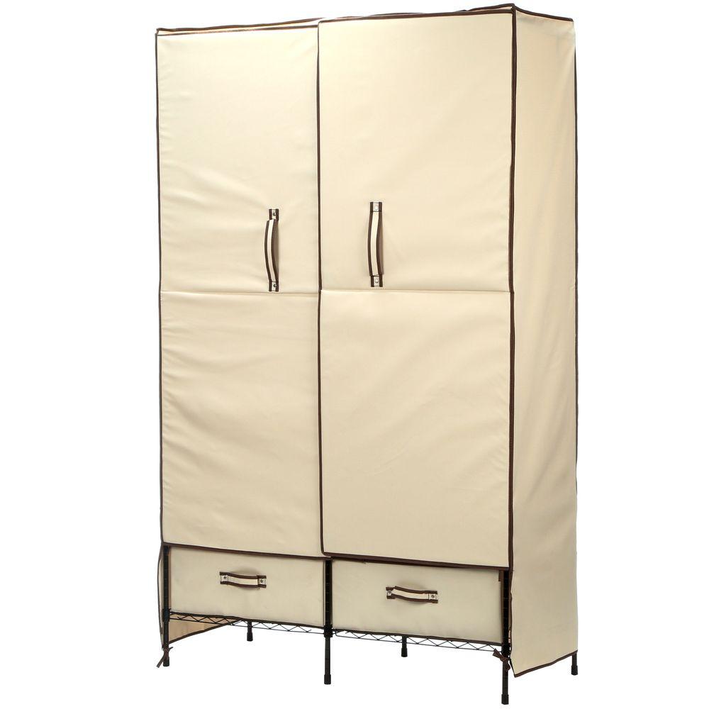 Honey-Can-Do Portable Wardrobe Storage Closet-WRD-01274 - The Home Depot