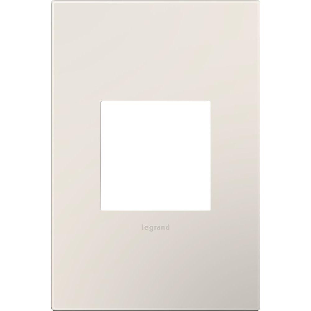 Legrand adorne 1Gang 1 Module Wall Plate, Satin Light AlmondAWP1G2LA6