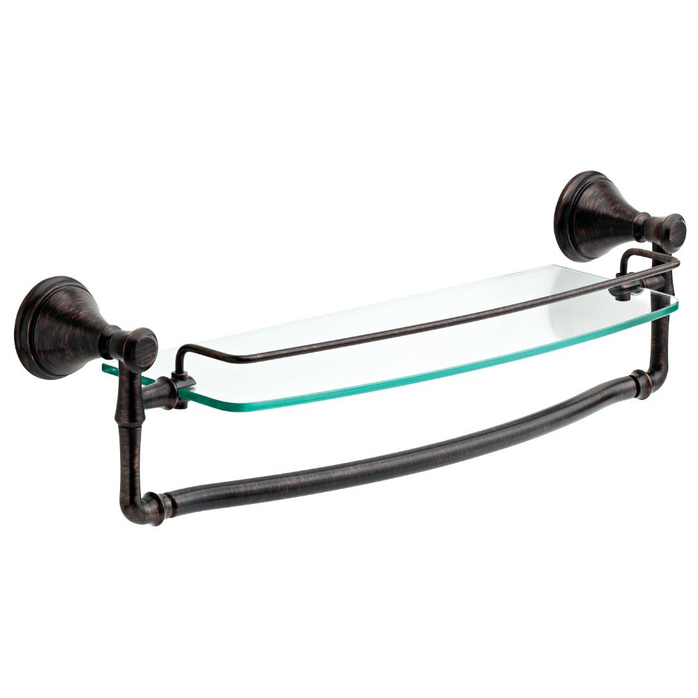 Delta Cassidy 18 In Glass Bathroom Shelf Venetian Bronze 79710 Rb The Home Depot - 18 Glass Bathroom Shelf Delta Cassidy 18 In Glass Bathroom Shelf Venetian Bronze 79710 Rb The Home Depot - 18 Glass Bathroom Shelf