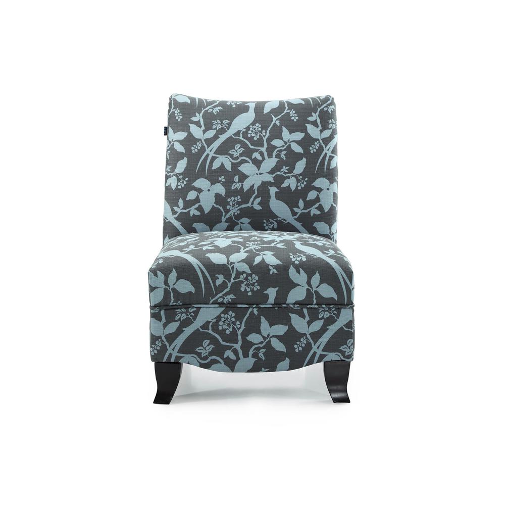 Donovan Bardot Teal Accent Chair Ac Do Bar Te The Home Depot Donovan Bardot Teal Accent Chair