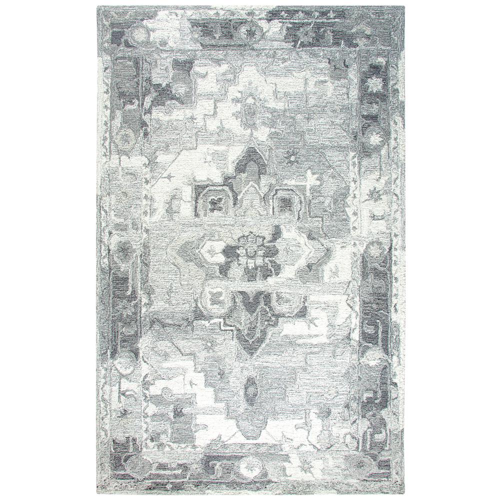 Dynamic Rugs Avalon Silver Ivory 8 Ft X 11 Indoor Area Rug