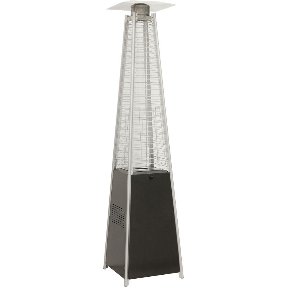 Hanover Patio Heaters Outdoor Heating The Home Depot 7 Ft 42 000 Btu Black Pyramid Propane Gas Patio Heater