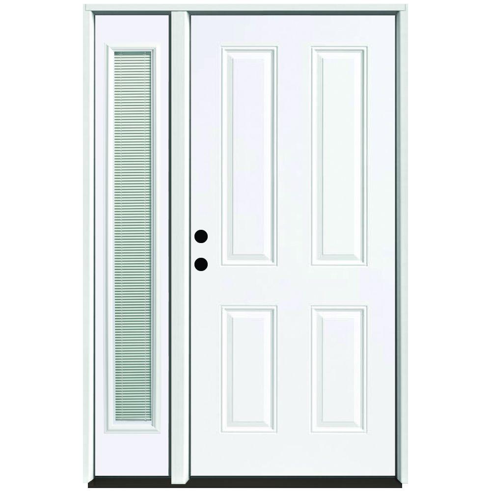 Blinds Between the Glass Steel Doors Front Doors The Home Depot