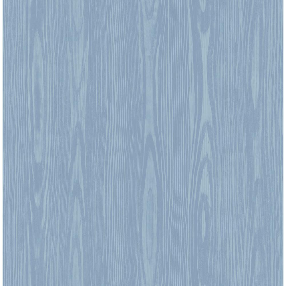 AStreet 56.4 sq. ft. Illusion Blue Faux Wood Wallpaper274424154