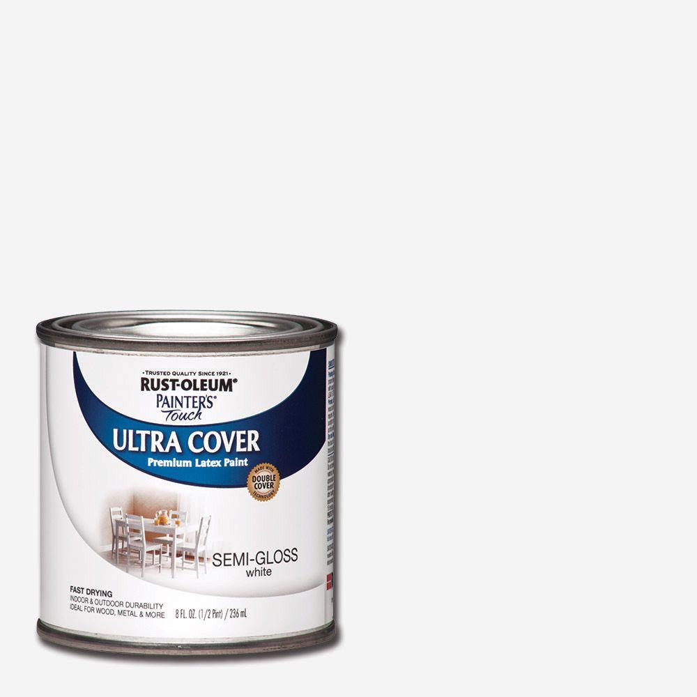 8 oz. Ultra Cover Semi-Gloss White 