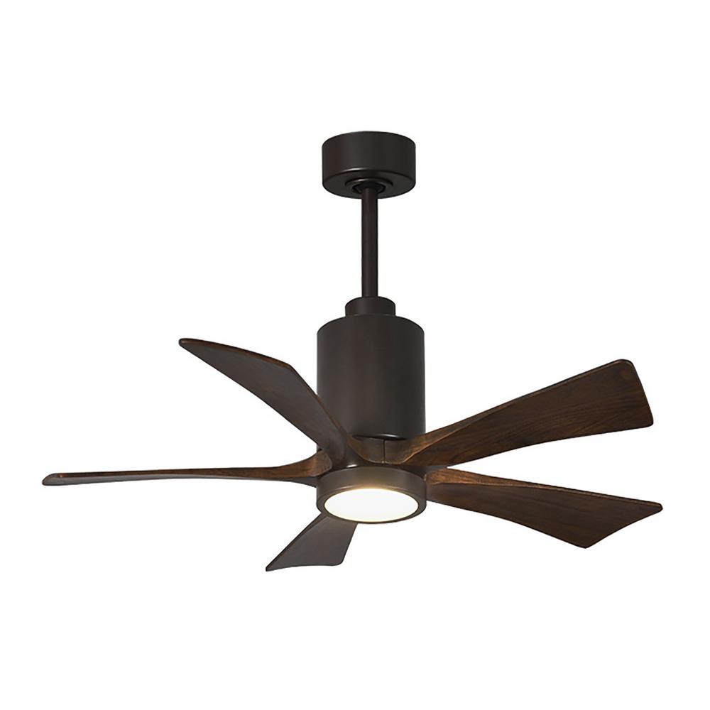 Stile Anderson 22 In Led Indoor Outdoor Bronze Ceiling Fan With Led Indoor Outdoor Damp Textured Bronze Ceiling Fan With