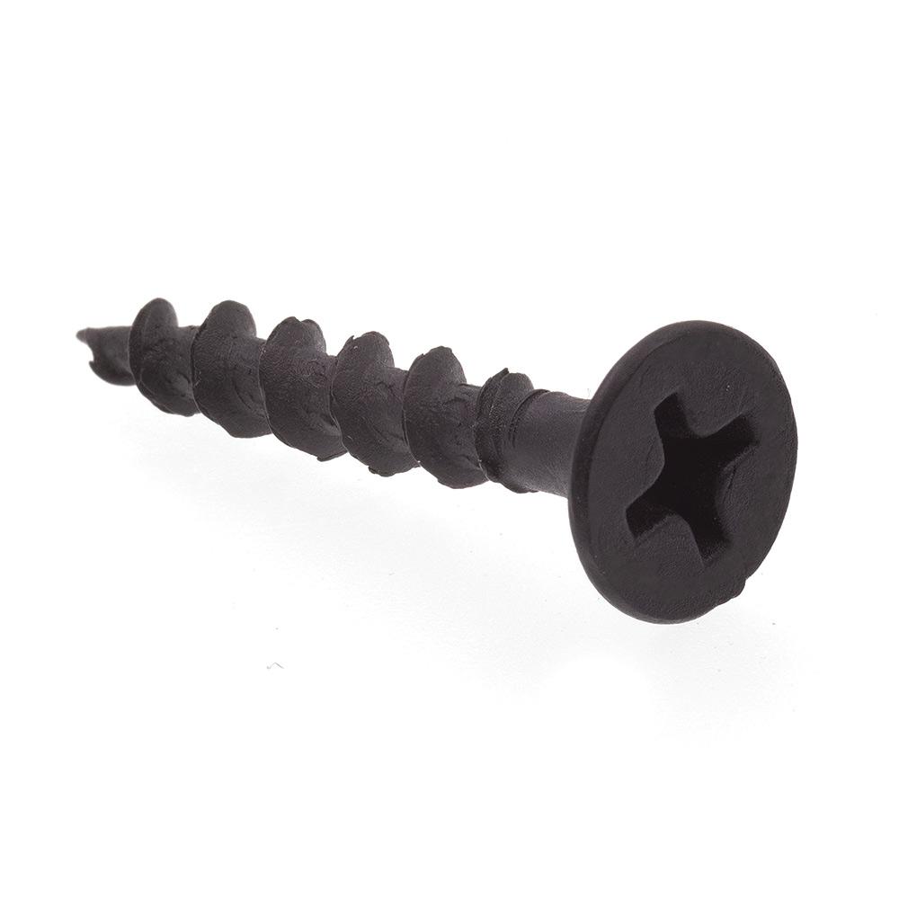 PrimeLine 6 x 1 in. Black Phosphate Coated Steel Phillips Drive Bugle Head Drywall Screws (500