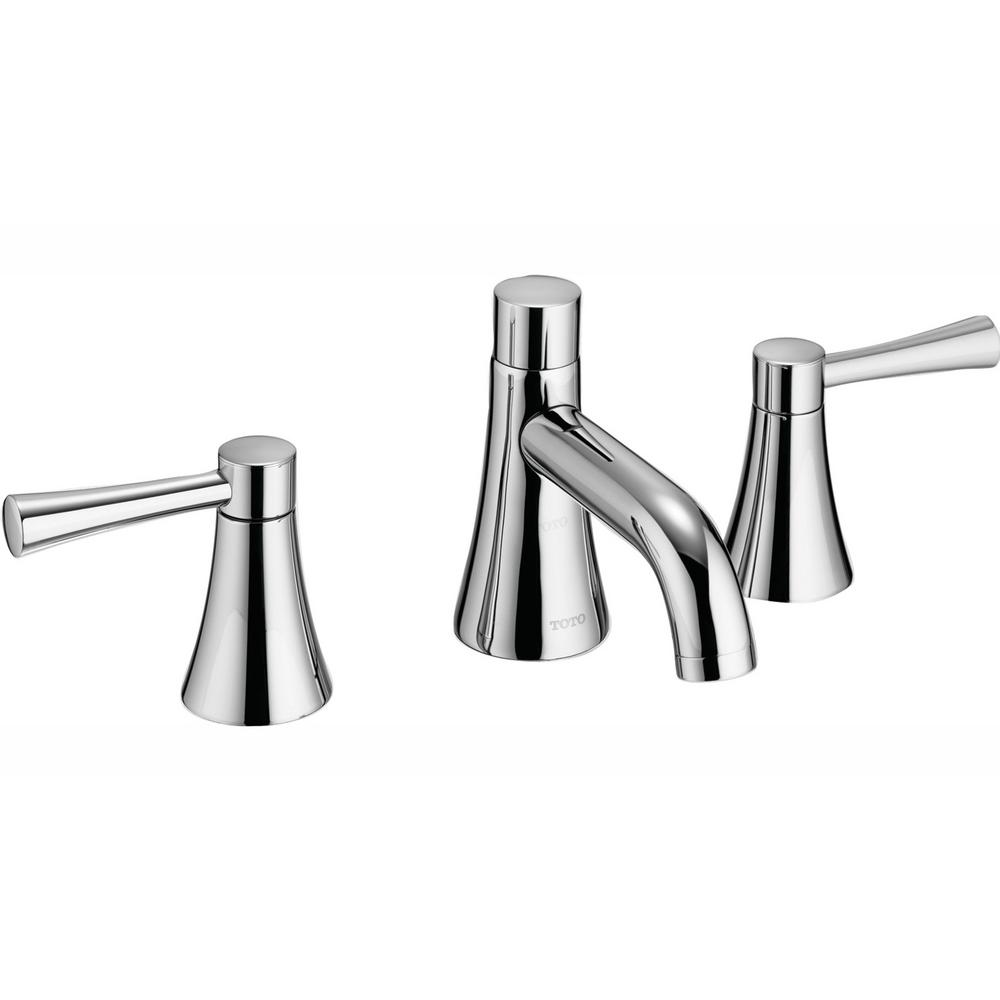 Toto Nexus 8 In Widespread 2 Handle Bathroom Faucet In Polished
