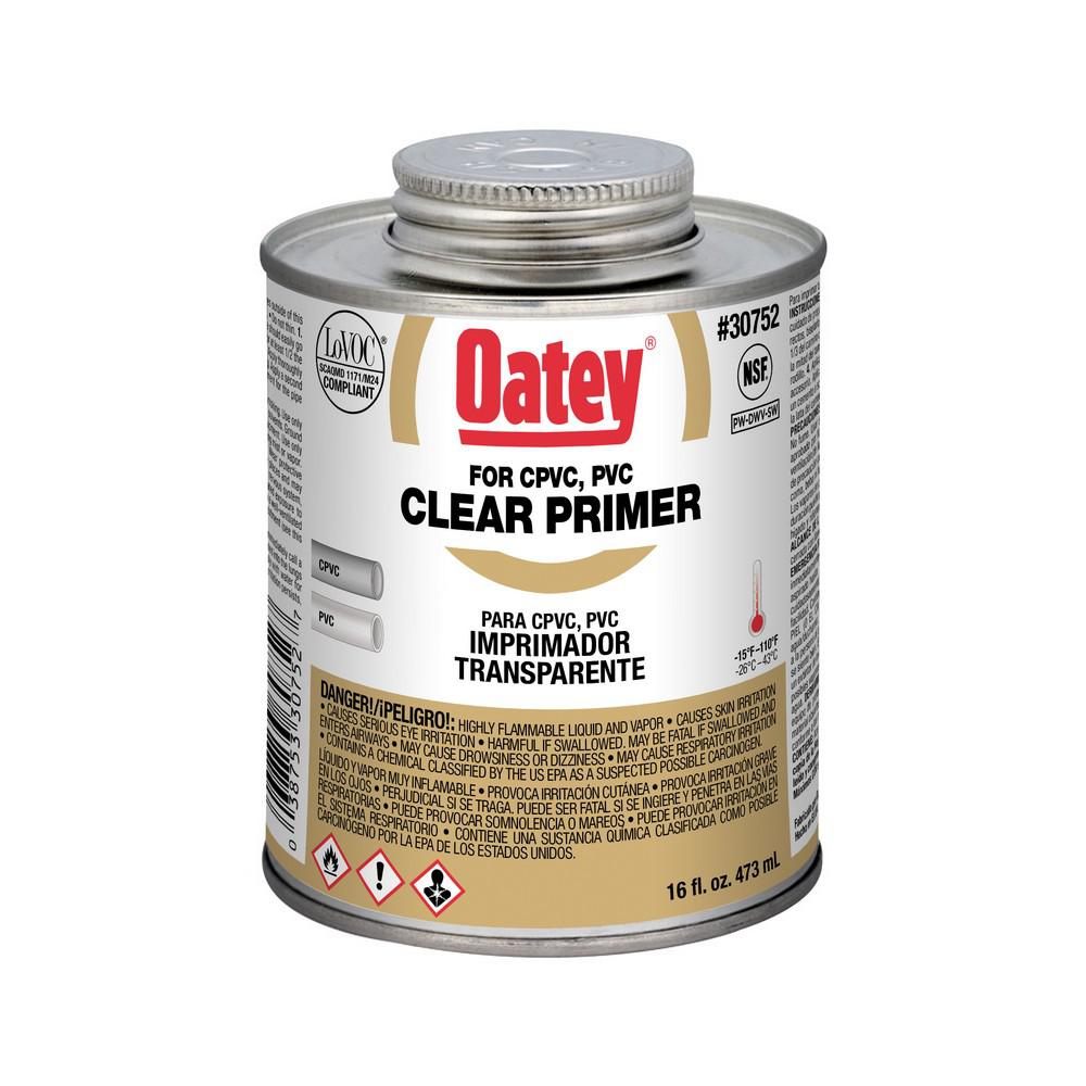 Oatey 16 oz. Clear Primer307521 The Home Depot