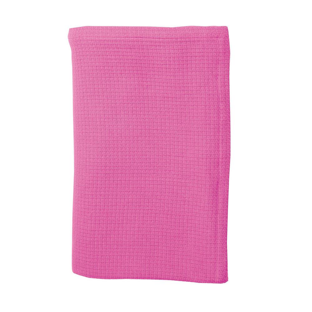 UPC 800000000075 product image for The Company Store Cotton Weave Peony Solid King Woven Blanket | upcitemdb.com