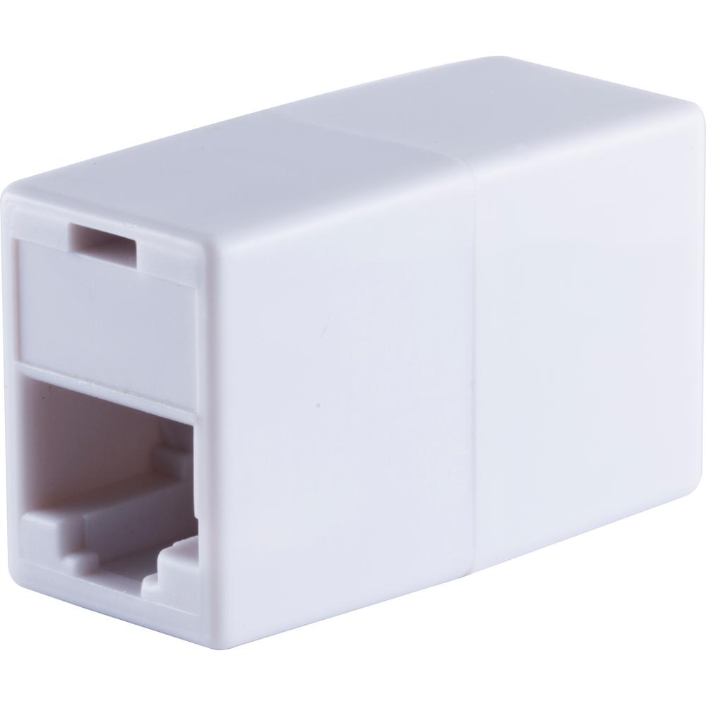 GE Cable Extender Compatible with CAT5/CAT5E/CAT6 in White