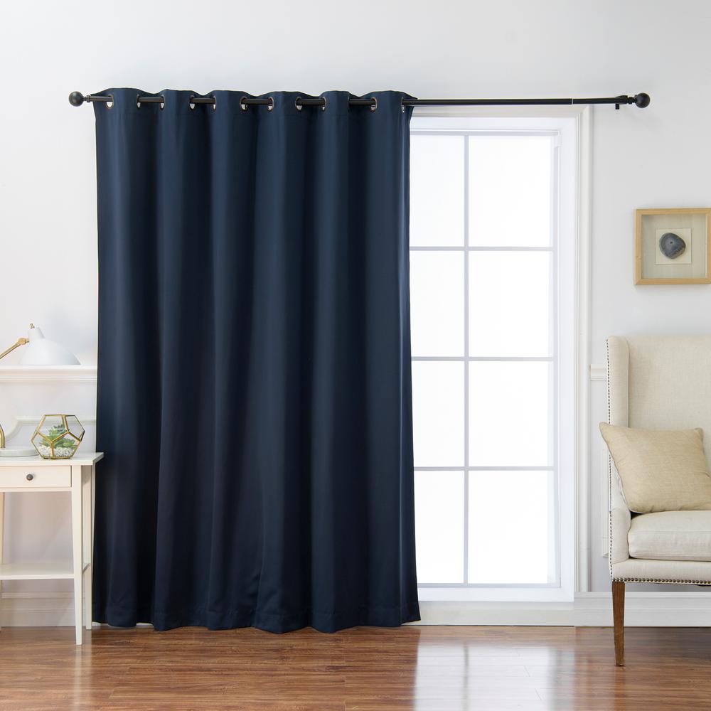 Best Home Fashion Wide Basic 80 in. W x 84 in. L Blackout Curtain in