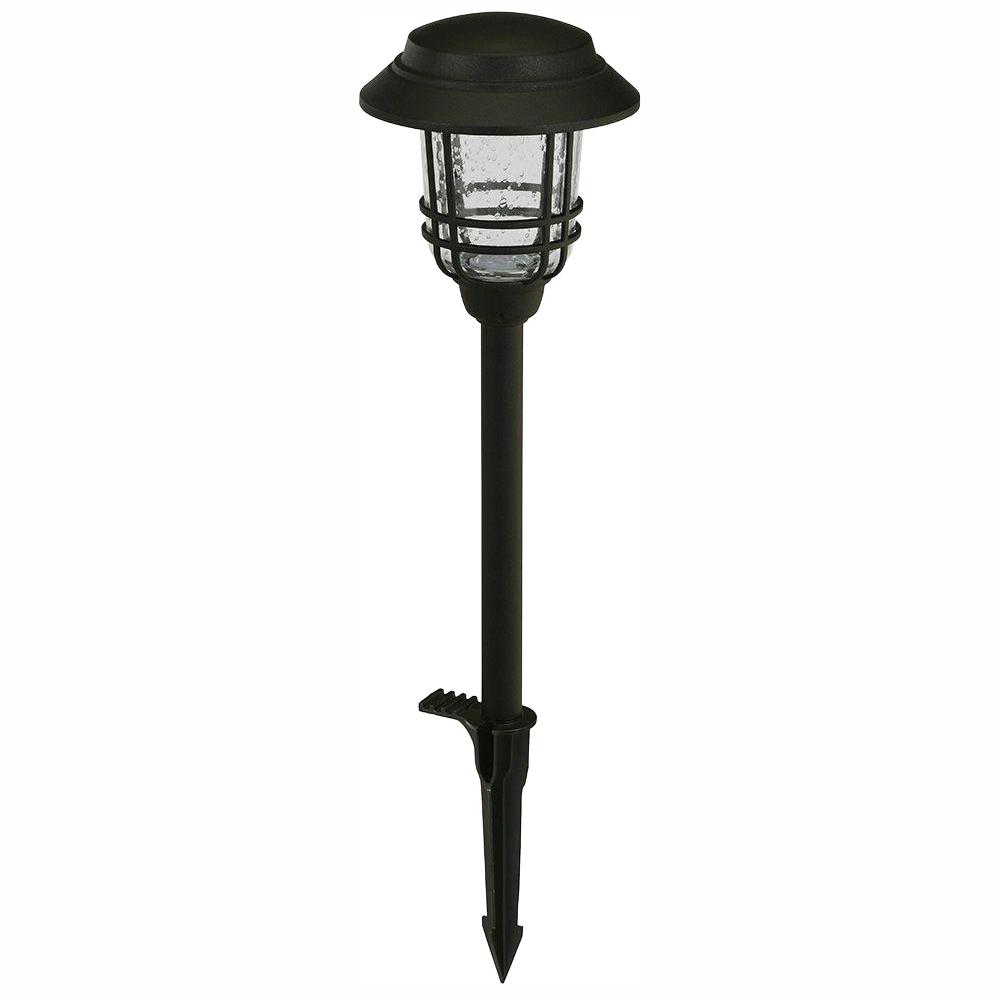 UPC 082392214043 product image for Hampton Bay Low-Voltage Black Outdoor Integrated LED Mission Style Landscape Pat | upcitemdb.com