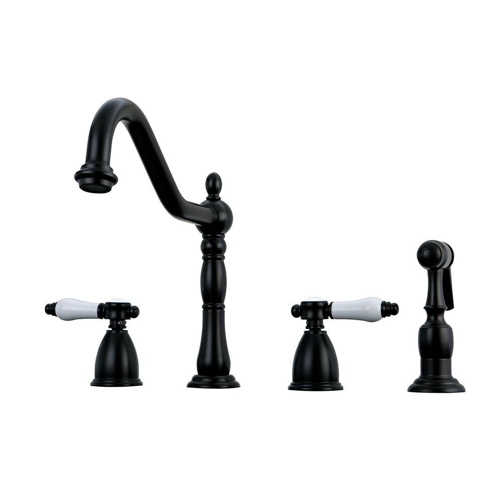Kingston Brass Victorian Porcelain 2Handle Standard Kitchen Faucet