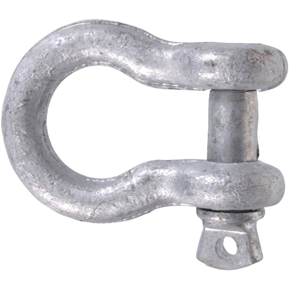 Hardware Essentials 3/8 in. Hot-Dipped Galvanized Forged Steel Anchor ...