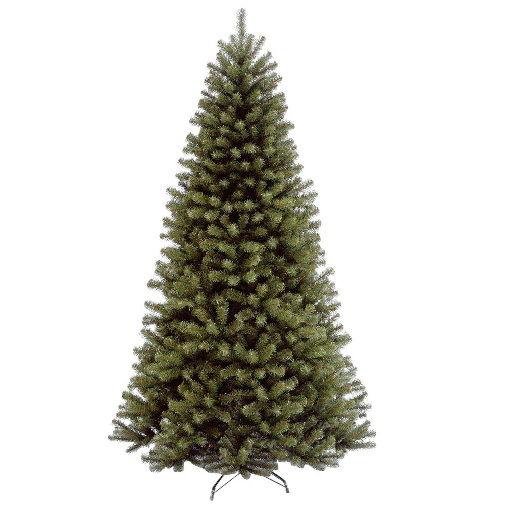 National Tree Company 7 ft. North Valley Spruce Hinged Artificial ...