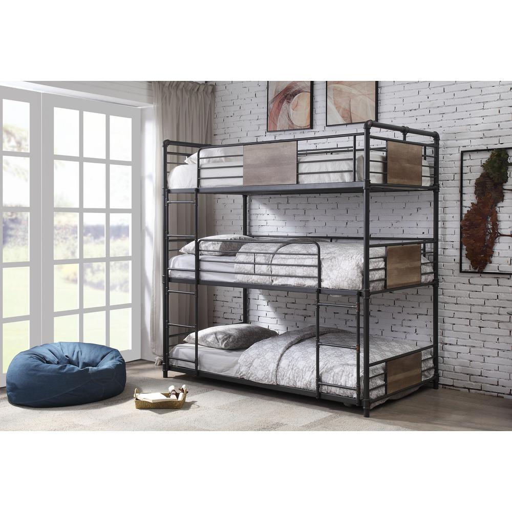 triple loft bunk bed