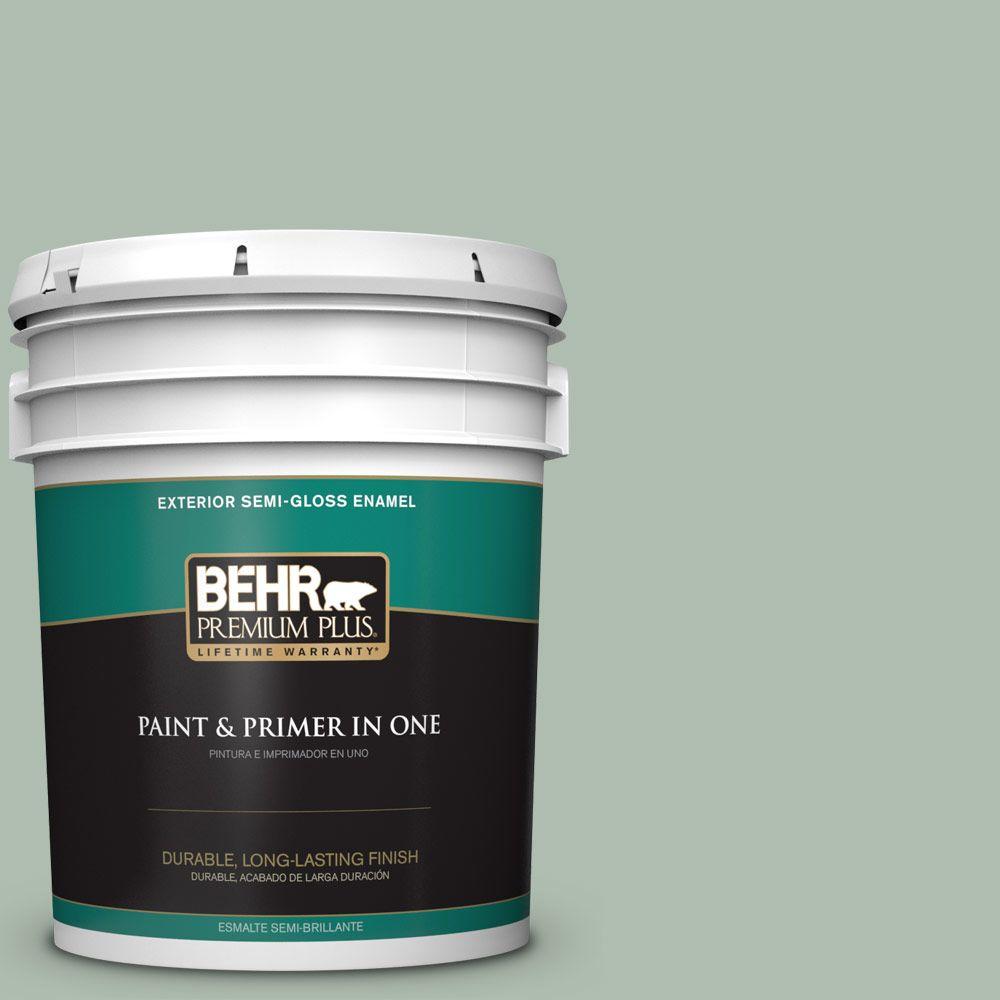 Behr Premium Plus 5 Gal 450e 3 Southern Breeze Semi Gloss Enamel 450e 3 Southern Breeze Semi Gloss Enamel