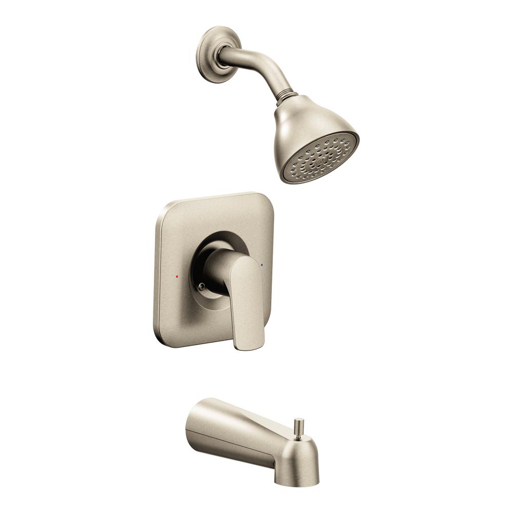 MOEN Rizon SingleHandle 1Spray PosiTemp Tub and Shower Faucet Eco
