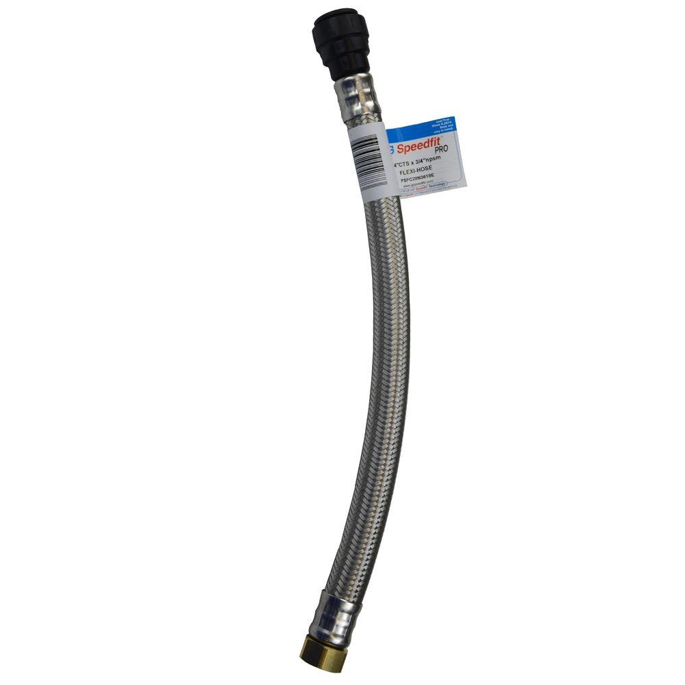 JG Speedfit 3/4 in. x 18 in. Stainless Steel PushFit x Female Pipe