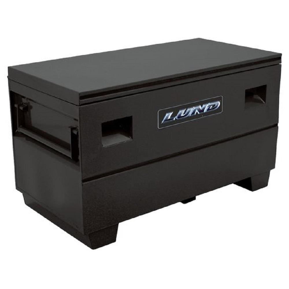 Lund 48 in. Steel Job Site Tool Box, Black-708048 - The Home Depot