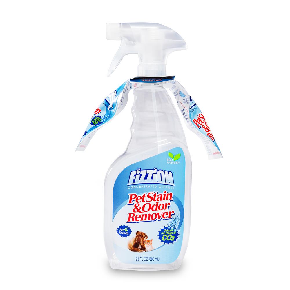 Fizzion 23 oz. Empty Bottle with 2 Pet Stain and Odor Remover Refill
