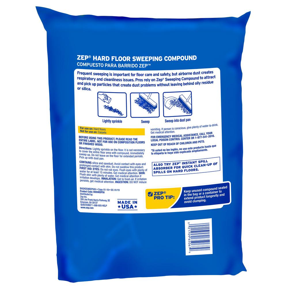 Zep 50 Lb Sweeping Compound Mnsweep50 The Home Depot