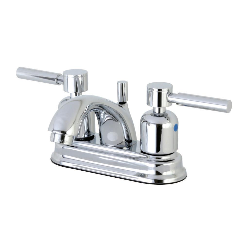 Kingston Brass Modern 4 in. Centerset 2-Handle Bathroom ...