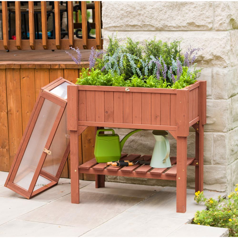 Leisure Season 35 In X 24 In Raised Greenhouse Rpbg737 The Home Depot