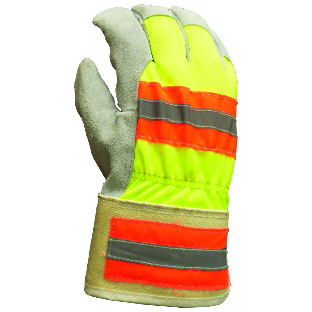 Firm Grip Winter High Visibility Suede Leather Palm Large 40g