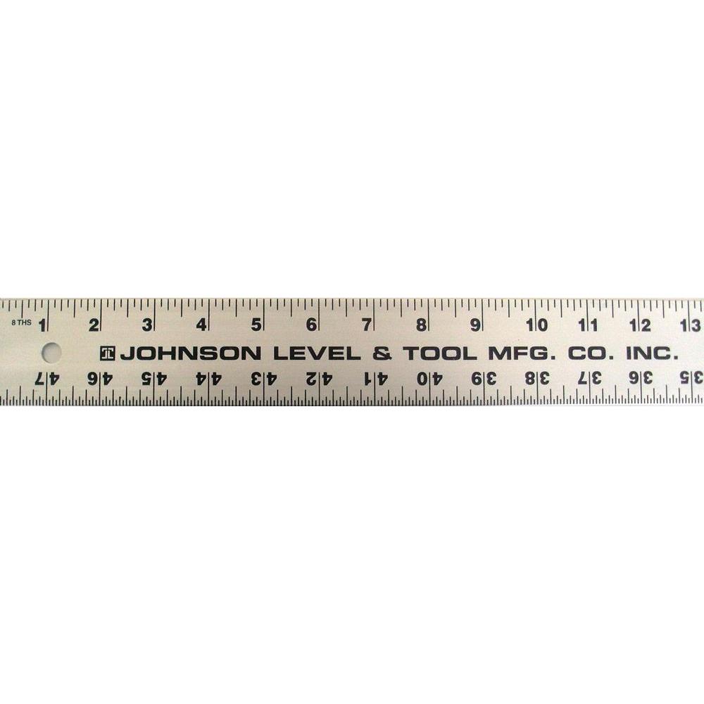 ruler edge straight rulers johnson aluminum tools measuring j48 depot measure list sheknows