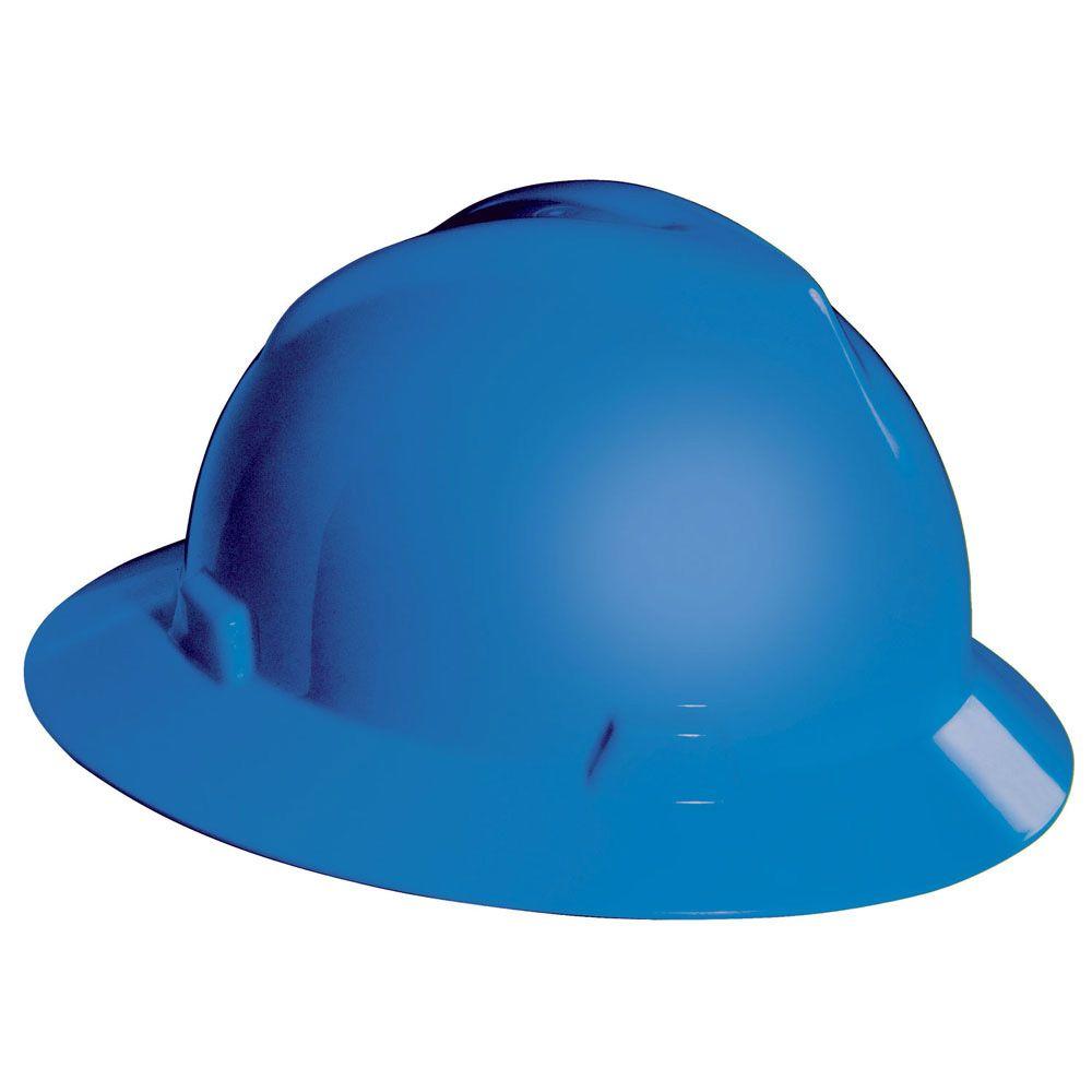 V-Gard Hard Hat, Blue-60030 - The Home Depot