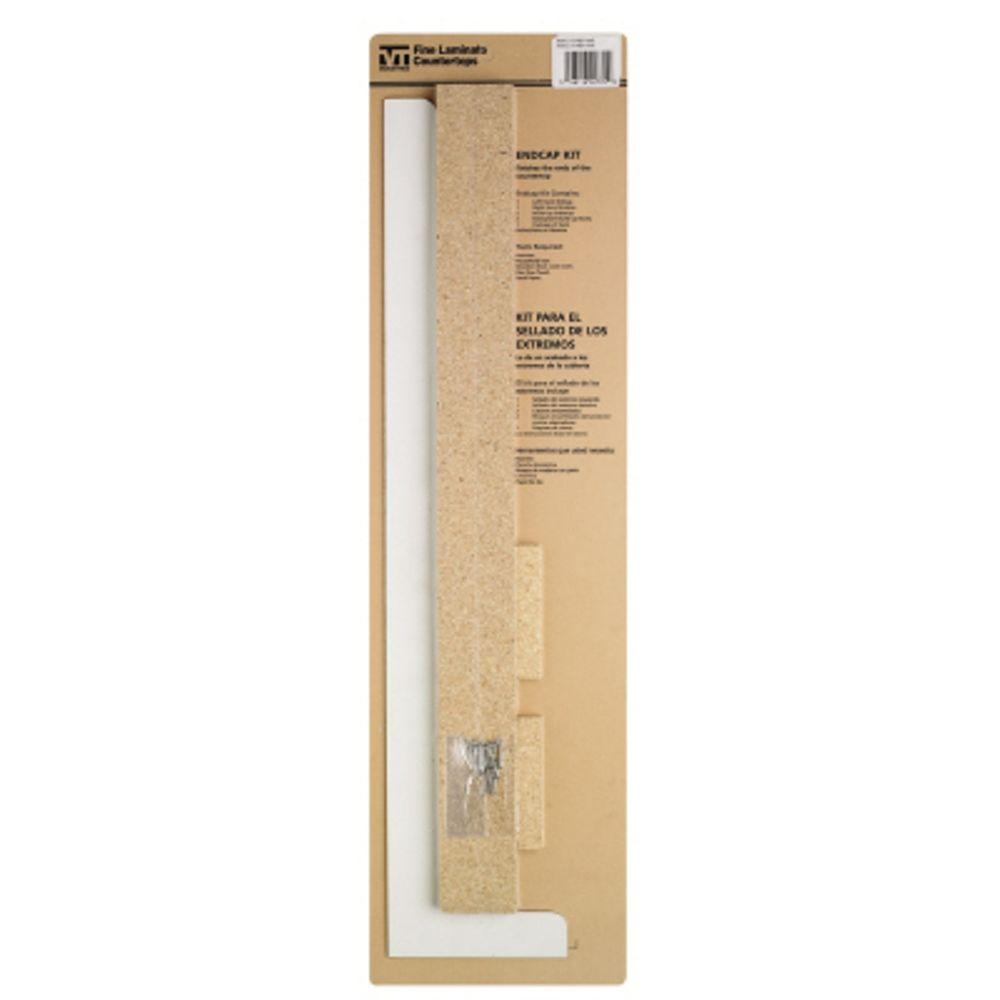 Hampton Bay 55/16 in. 251/4 in. Tempo Laminate Countertop Endcap Kit