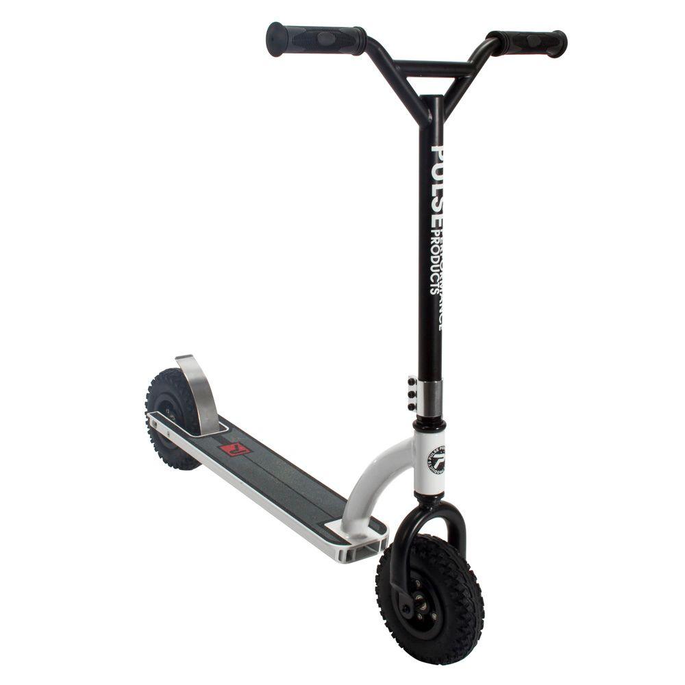 DX1 Freestyle Dirt Scooter In Black And White DX1 Freestyle Dirt Scooter In Black And White