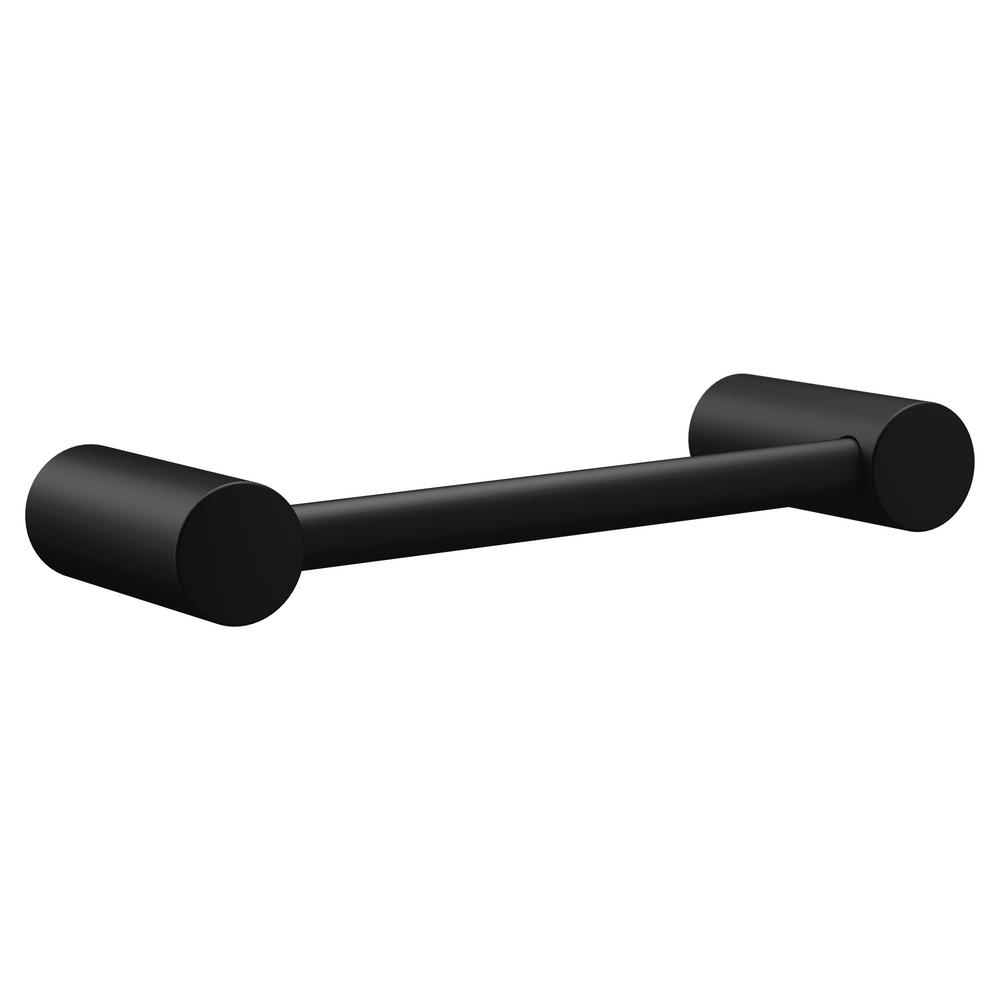 MOEN Align 9 in. Hand Towel Bar in Matte Black-YB0486BL - The Home Depot
