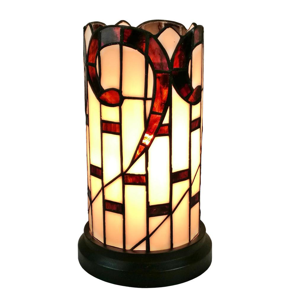 Amora Lighting 10 5 In Tiffany Style White Accent Table Lamp Amora Lighting 10 5 In Tiffany Style White Accent Table Lamp