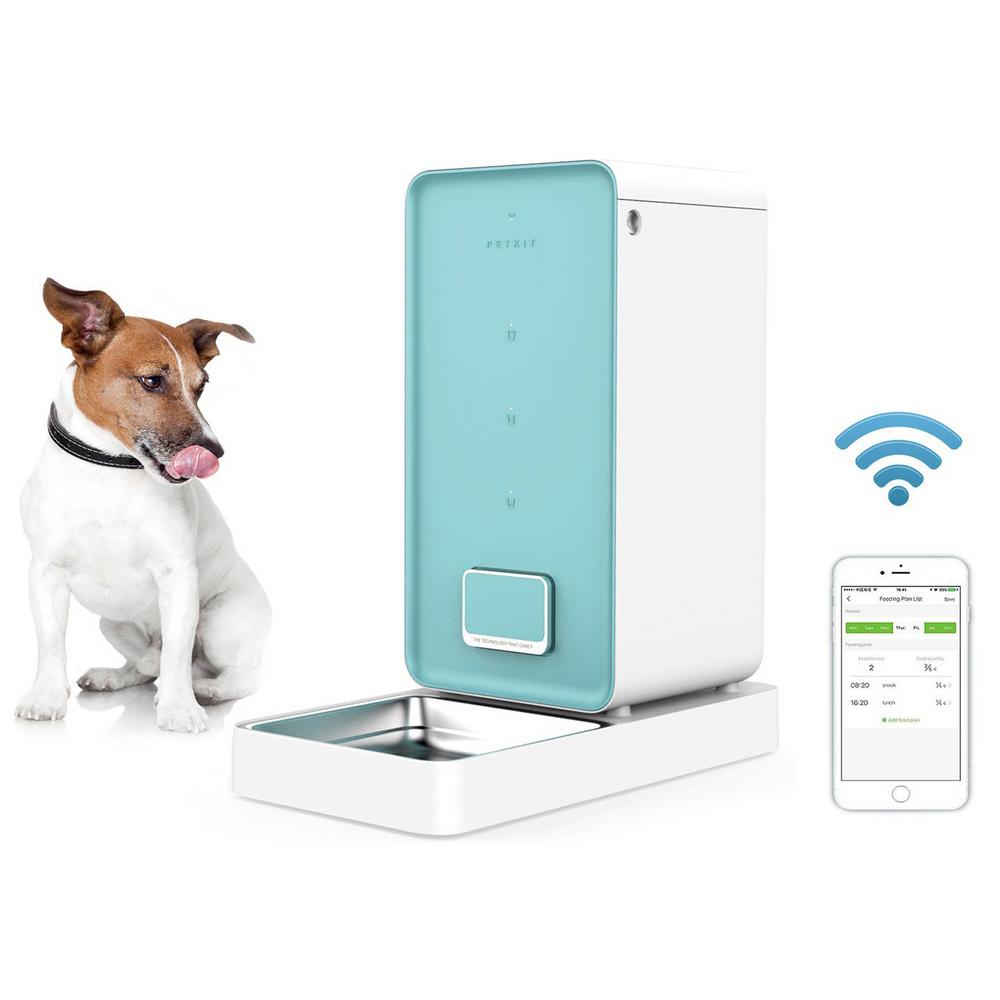 Petkit 1 58 Gal Blue Wi Fi Enabled Smart Pet Food Container