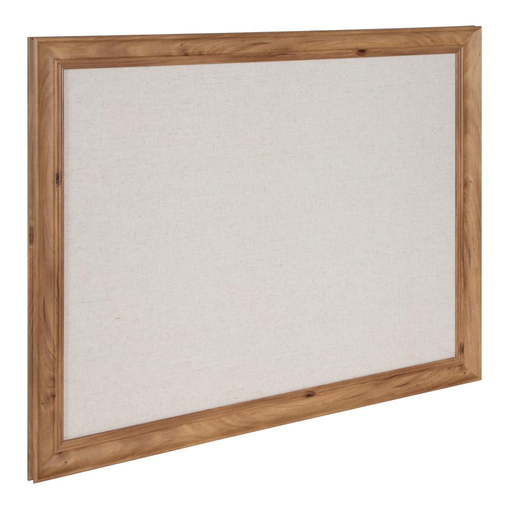 Kate and Laurel Alysia White Fabric Pinboard Memo Board-217353 - The ...