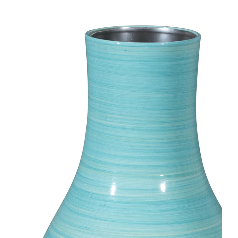 Zuo Blue Aralia Medium Decorative Vase A11646 The Home Depot