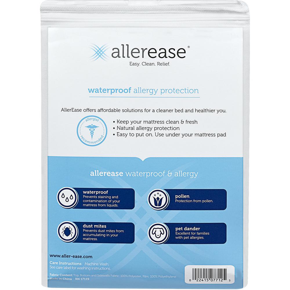 AllerEase Waterproof Allergy Protection Polyester Zippered King