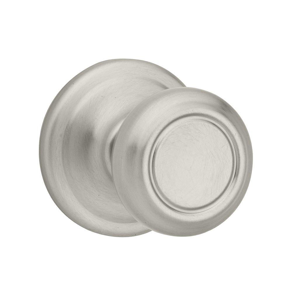 Kwikset Cameron Satin Nickel HalfDummy Knob788CN 15 The Home Depot
