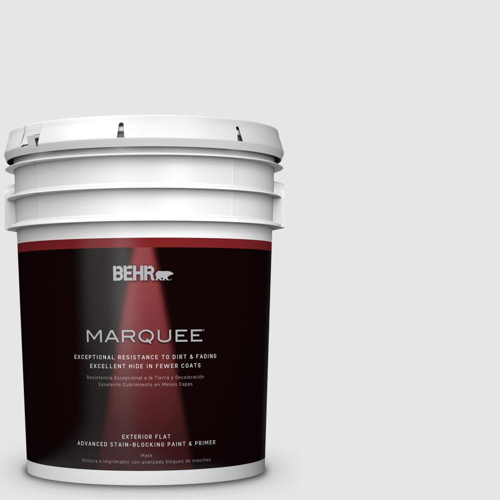 BEHR MARQUEE 5gal. PRW9 Nimbus Cloud Flat Exterior Paint445005 The Home Depot