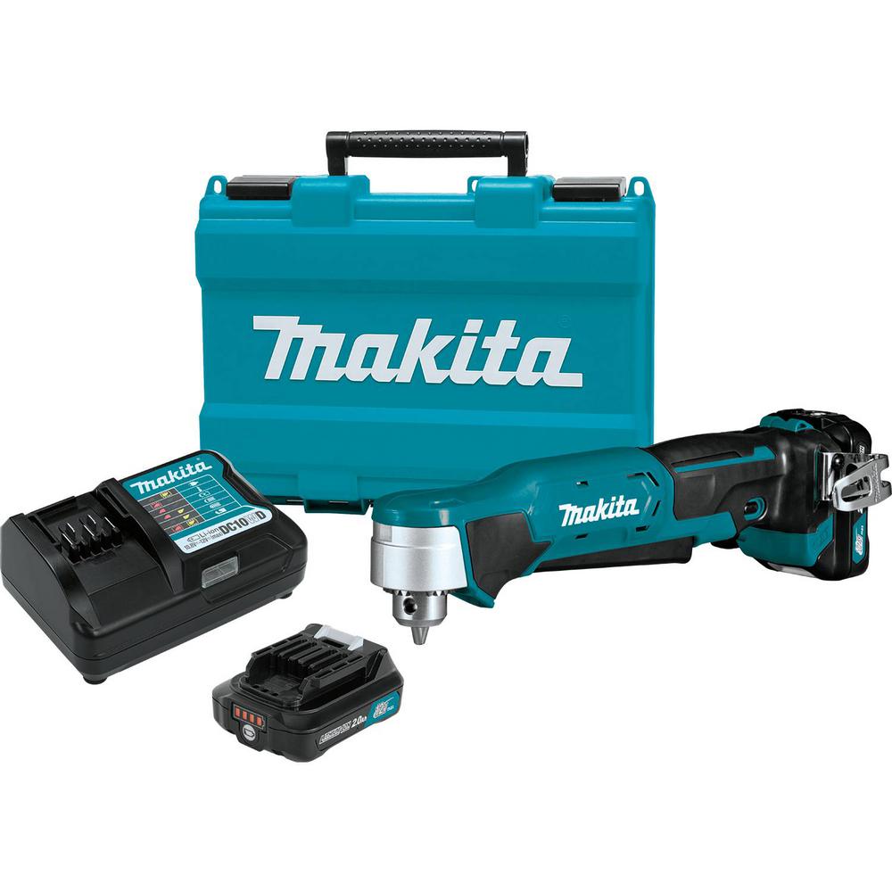 Makita 12-Volt MAX CXT Lithium-Ion Cordless 3/8 In. Right Angle Drill ...