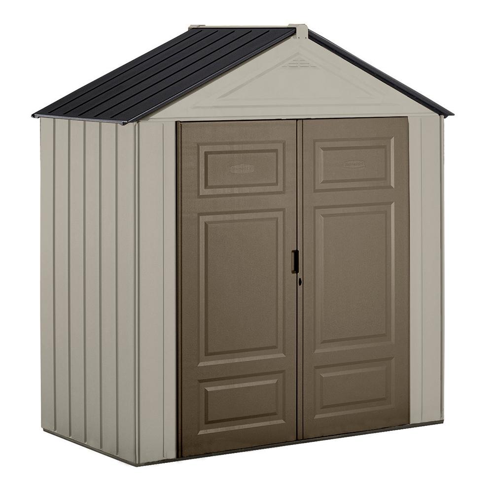 rubbermaid big max junior 3 ft. 5 in. x 7 ft. storage shed