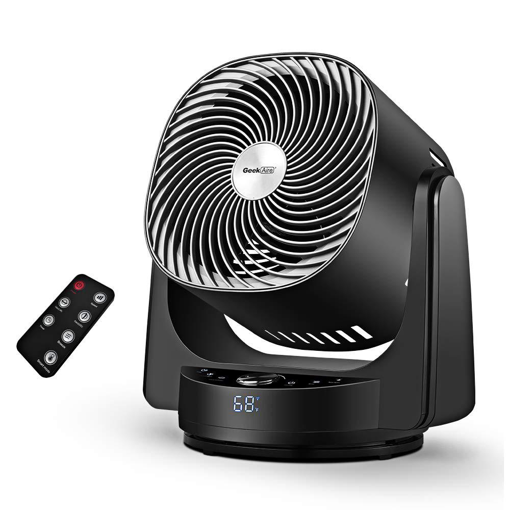 Geek Aire 8 In 4 Of Speeds 3d Oscillating Table Fan Works With