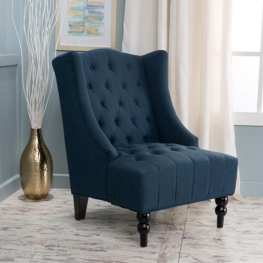 dark blue living room chairs