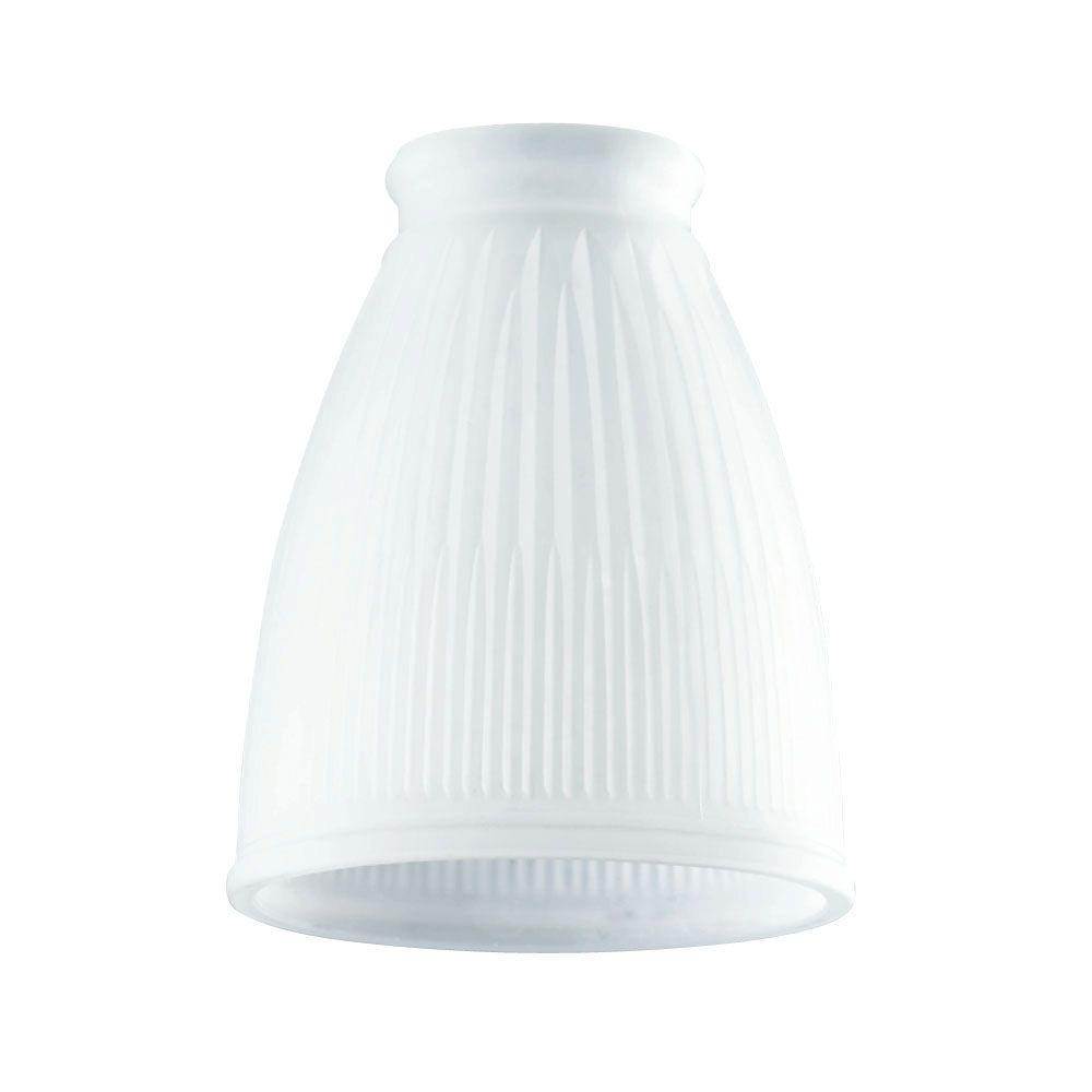 Westinghouse 5 In Frosted Pleated Shade With 2 1 4 In Fitter And 4 1 westinghouse-5-in-frosted-pleated-shade-with-2-1-4-in-fitter-and-4-1