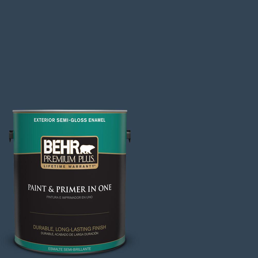 BEHR MARQUEE 1gal. 570F7 Midnight Dream Satin Enamel Exterior Paint